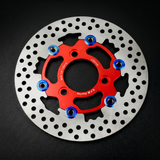 Disque RPM Rouge sur fond noir