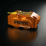 Étrier RPM Orange sur fond noir